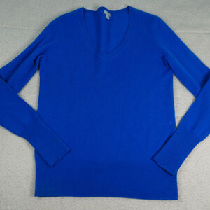 Halogen Cashmere L/S Blue Shirt Medium